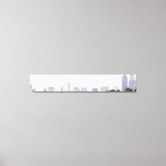 Skyline von Dallas, Texas Leinwanddruck (Vorderseite)