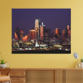Skyline von Dallas, Texas Leinwanddruck (Insitu (Wohnzimmer))
