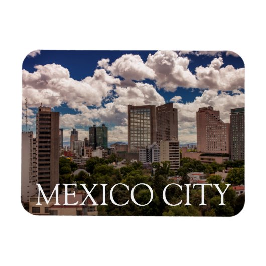 Skyline von den Hotels in Polanco Mexico City Magnet (Horizontal)