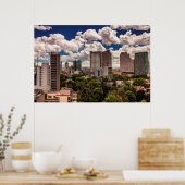 Skyline von den Hotels in Polanco Mexico City Poster (Küche)