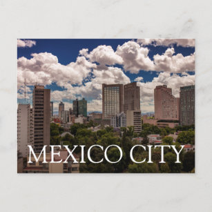 Skyline von den Hotels in Polanco Mexico City Postkarte