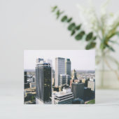 Skyline von Downtown Tulsa Postkarte (Stehend Vorderseite)