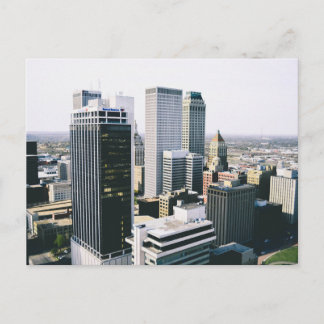 Skyline von Downtown Tulsa Postkarte