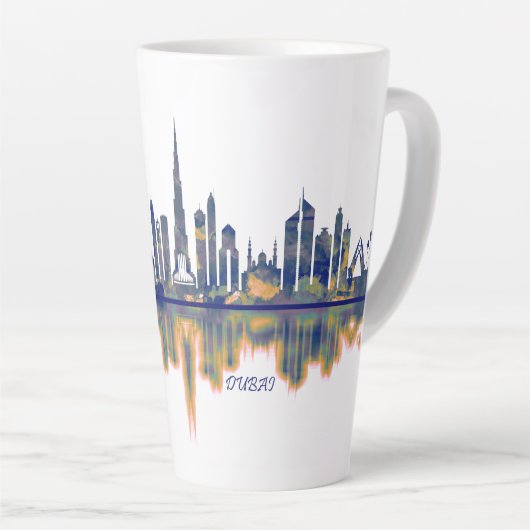 Skyline von Dubai Milchtasse (Rechte Ecke)