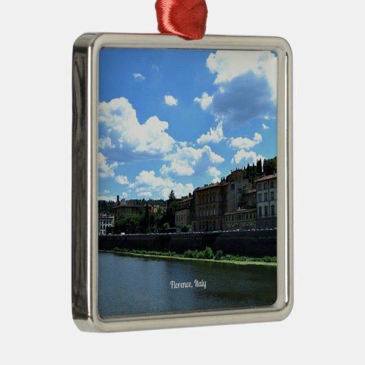 Skyline von Florenz Ornament Aus Metall (Rechts)