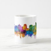 Skyline von Grand Rapids Michigan Kaffeetasse (Mittel)