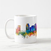 Skyline von Grand Rapids Michigan Kaffeetasse (Links)