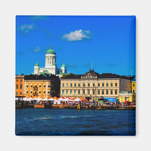 Skyline von Helsinki Magnet (Vorne)