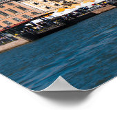 Skyline von Helsinki Poster (Ecke)