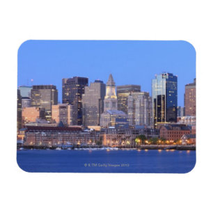 Skyline von im Stadtzentrum gelegenem Boston von Magnet