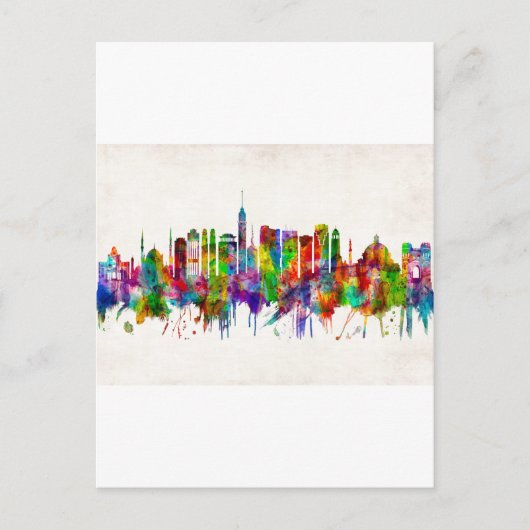 Skyline von Kairo Ägypten Feiertagspostkarte (Vorderseite)