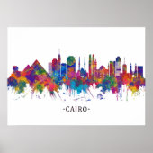 Skyline von Kairo Egypt Poster (Vorne)