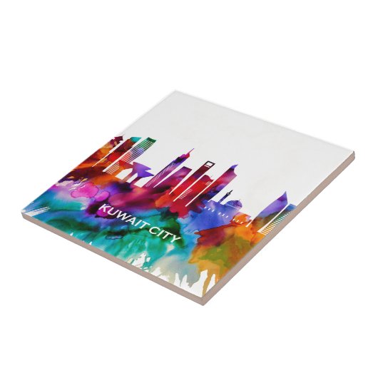 Skyline von Kuwait Fliese (Seite)