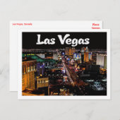 Skyline von Las Vegas, Nevada Casino Postkarte (Vorne/Hinten)