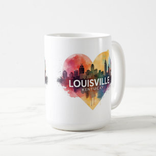 Skyline von Louisville Kentucky USA Kaffeetasse