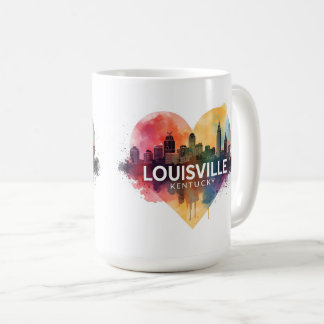 Skyline von Louisville Kentucky USA Kaffeetasse