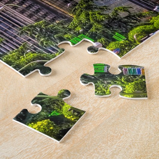 Skyline von Madrid. Puzzle (Seite)