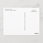 Skyline von Mailand von der Triennale Terrasse - I Postkarte (Rückseite)