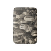 Skyline von Manhattan, schwarz-weiße Luft. Badematte (Vorderseite Vertikal)