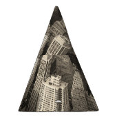 Skyline von Manhattan, schwarz-weiße Luft. Partyhütchen (Rechts)