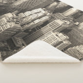 Skyline von Manhattan, schwarz-weiße Luft. Sherpadecke (3/4)