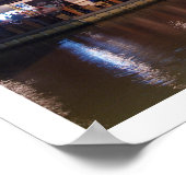 Skyline von Melbourne Panorama Poster (Ecke)
