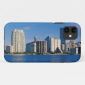 Skyline von Miami, Florida Case-Mate iPhone Hülle (Rückseite (Horizontal))