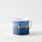 Skyline von Miami, Florida Espressotasse (Vorderseite Rechts)