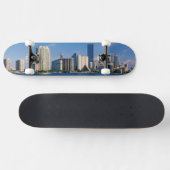 Skyline von Miami, Florida Skateboard (Horizontal)