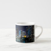 Skyline von Miami-Stadt mit Brücke nachts Espressotasse (Rechts)
