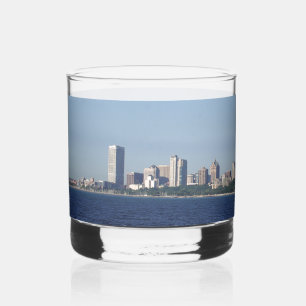 Skyline von Milwaukee, Wisconsin aus Glas