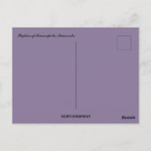 Skyline von Minneapolis Minnesota Postkarte (Rückseite)