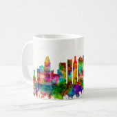 Skyline von Montreal Kaffeetasse (Vorderseite Links)