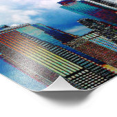 Skyline von New York City Fotodruck (Ecke)