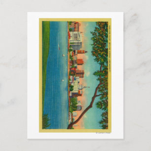 Skyline von Oakland über Merritt Postkarte