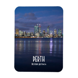 Skyline von Perth City Magnet