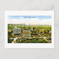 Skyline von Phoenix, Arizona Retro Americana