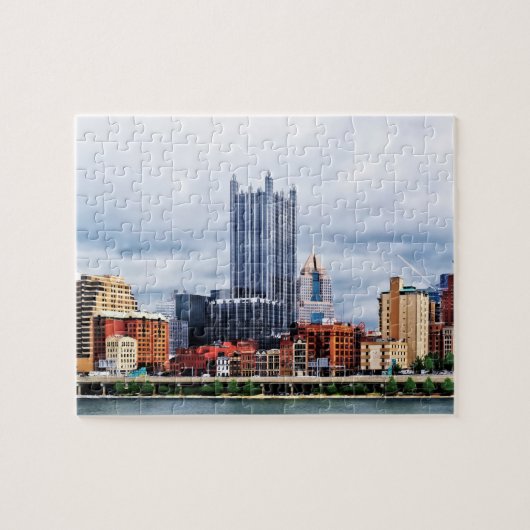 Skyline von Pittsburgh PA Puzzle (Horizontal)