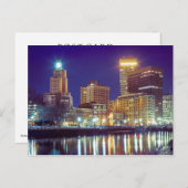 Skyline von Providence, Rhode Island Postkarte (Vorne/Hinten)