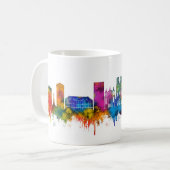 Skyline von Reims Frankreich Kaffeetasse (Vorderseite Links)