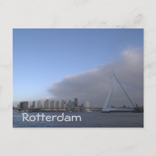 Skyline von Rotterdam Postkarte (Vorderseite)