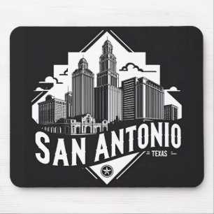 Skyline von San Antonio Texas Mousepad