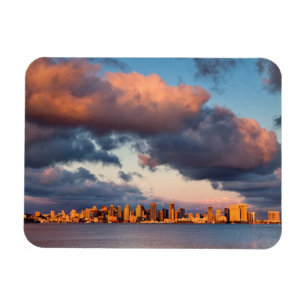 Skyline von San Diego Bay Magnet