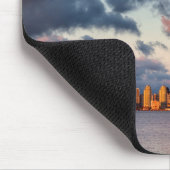 Skyline von San Diego Bay Mousepad (Ecke)