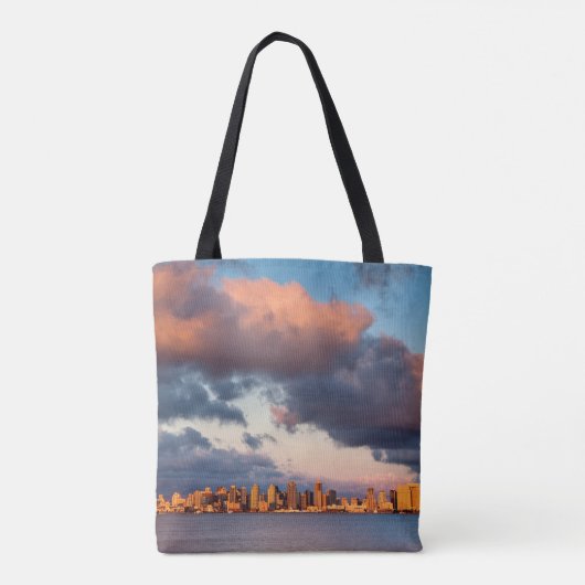 Skyline von San Diego Bay Tasche (Rückseite)
