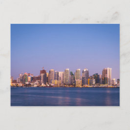 Skyline von San Diego Postkarte