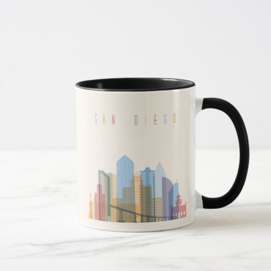 Skyline von San Diego Tasse (Rechts)