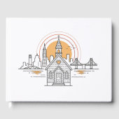 Skyline von San Francisco Gästebuch (Vorderseite)