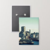 Skyline von Seattle Button (Vorderseite/Rückseite)