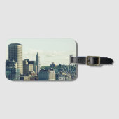 Skyline von Seattle Gepäckanhänger (Vorderseite (Horizontal))